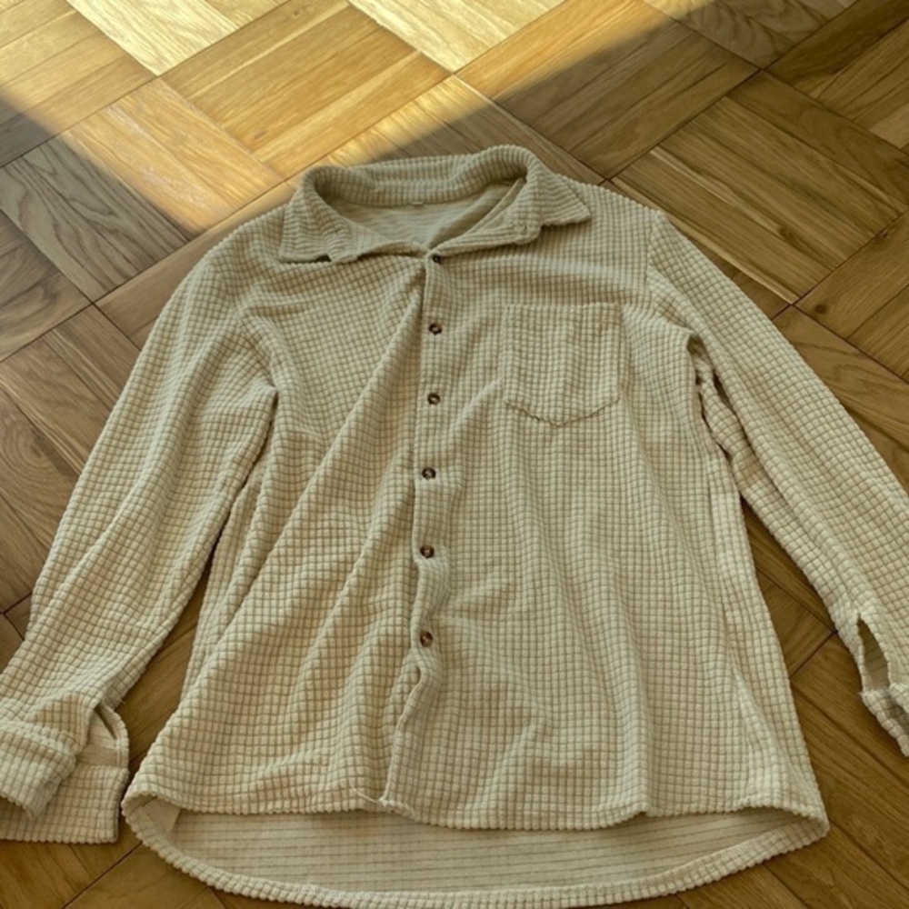 Men’s soft button up long sleeve